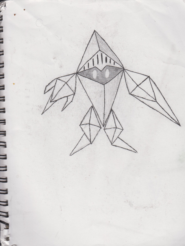 Mini Crystal Warrior (Inked Version)