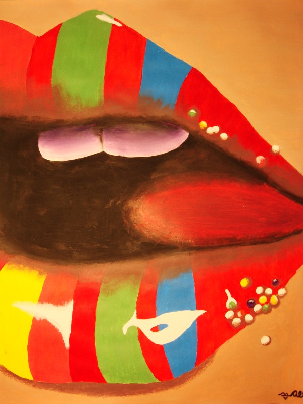 kissy lips say MUAH!