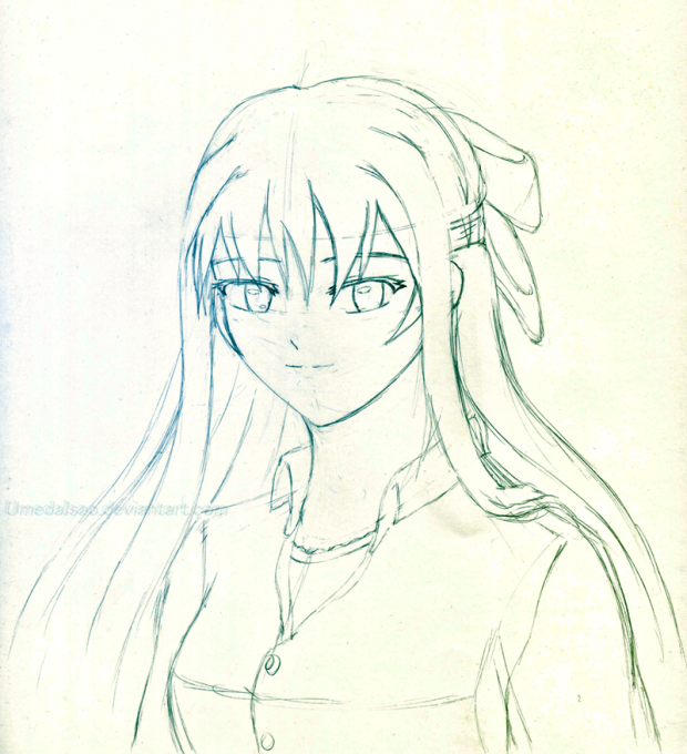 OC: Izume Minou Bust Sketch