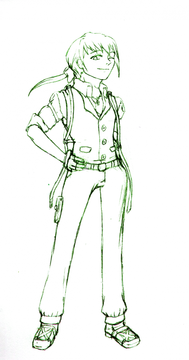 RP OC: Abel Kirkham Sketch