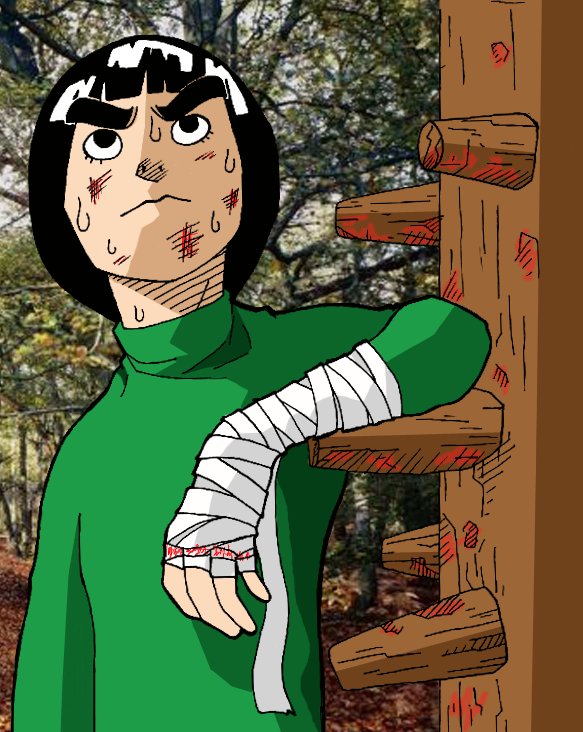 Rock Lee Colored