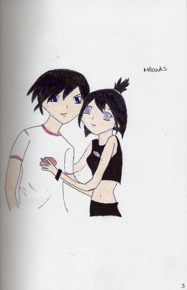 Danny and Sam, anime form, [3]