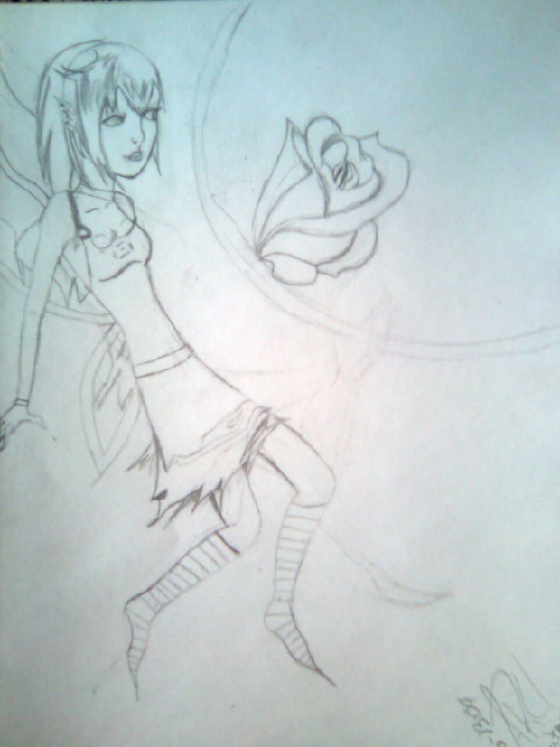Rose Fairie(not colored)