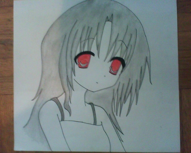 Girl with the Red eyes