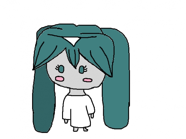 Vocaloid Hatsune Miku - Cute Chibi Ghost
