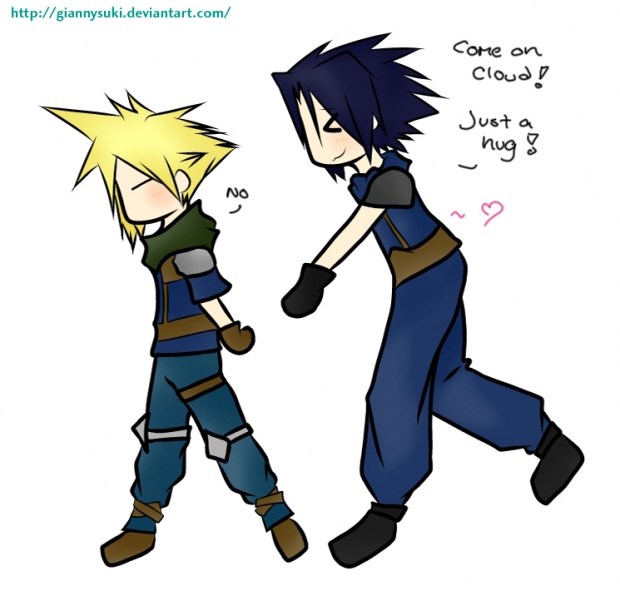 Chibi Cloud x Zack