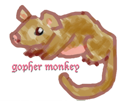 omg gopher monkey