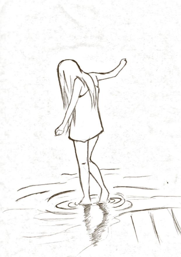 Dancing in the water