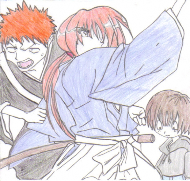 Ichigo, Kenshin, Manta