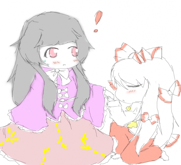 Kaguya and Mokou