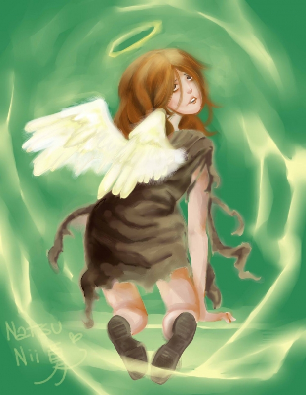 Stumbling angel