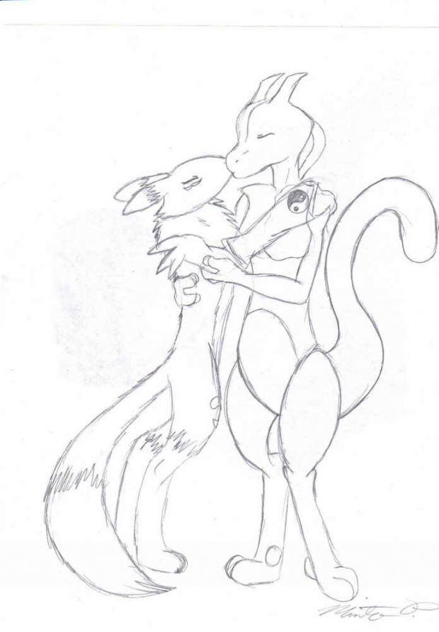 Mewtwo And Renamon