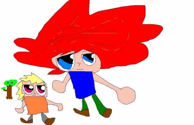 a random doodle on MS paint o-0