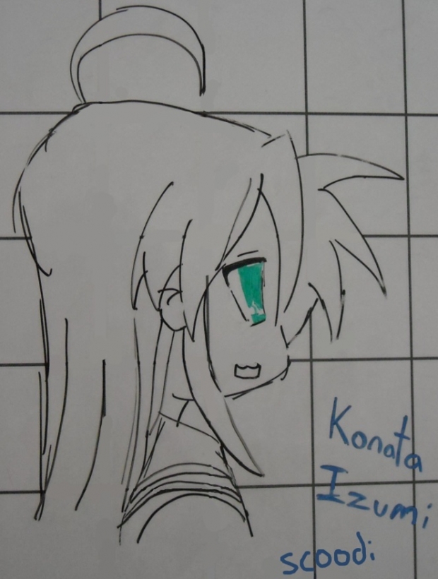 Konata on My Whiteboard~