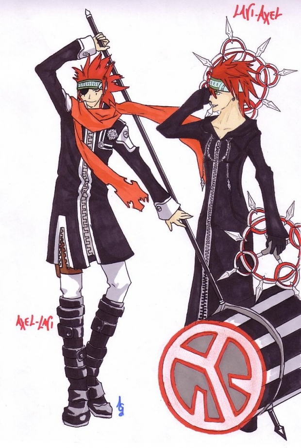 Axel-Lavi crossdressing!