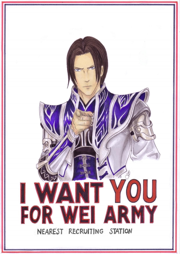 Cao Pi wants YOU! for Wei army