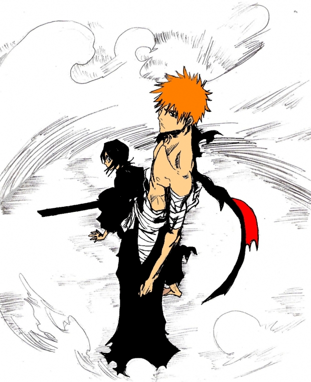 Ichigo to the rescue (coloured version 1)