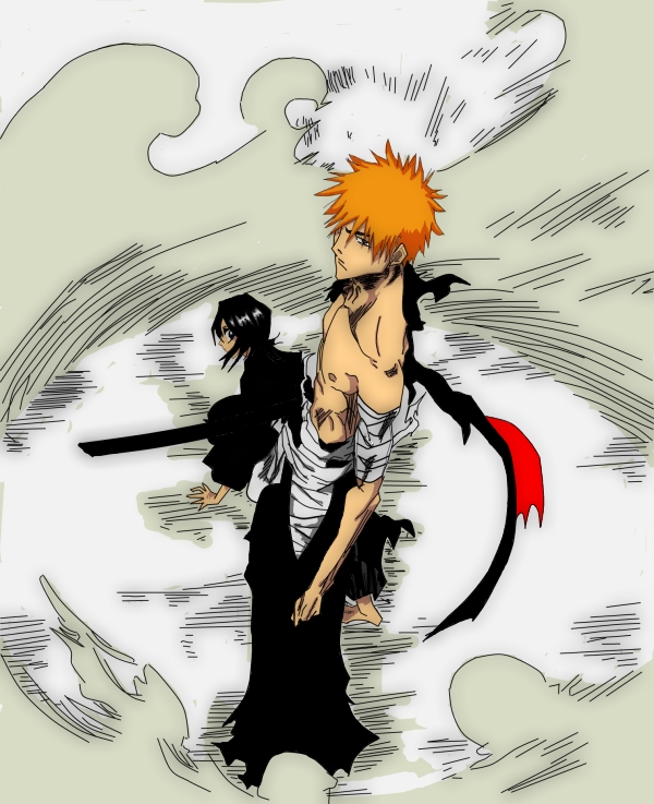 Ichigo to the rescue (coloured version 2)