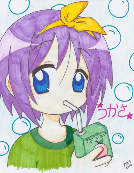 Tsukasa Loves Apple Juice