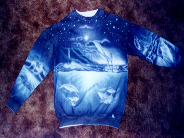 Night Moon - Front Sweater