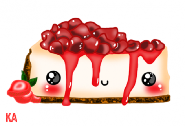 Kawaii Strawberry Cheesecake