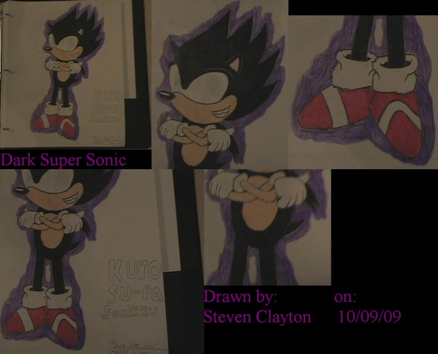 Classic-Styled Dark Super Sonic