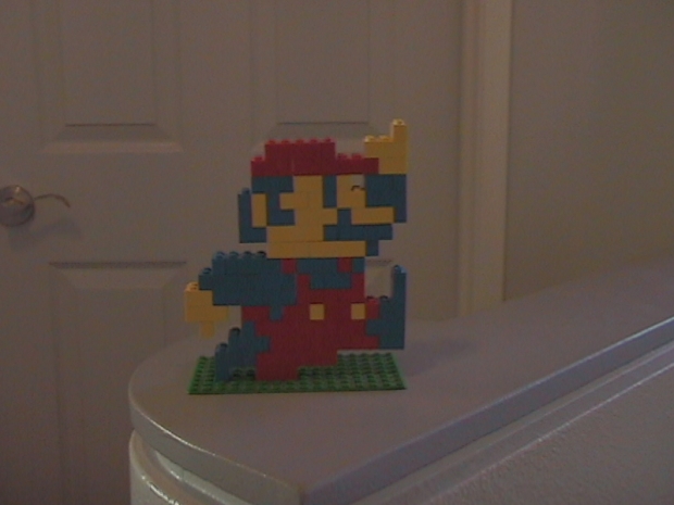 Lego Jumping Mario