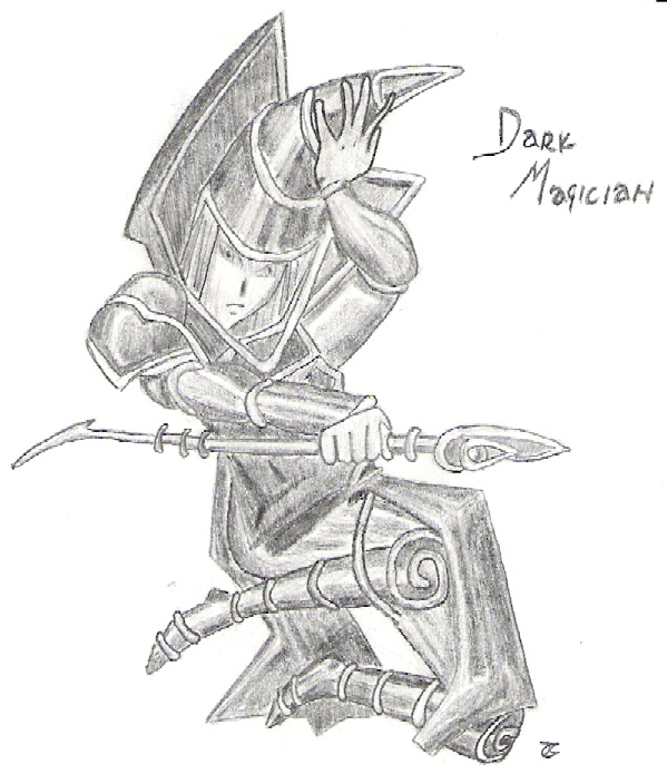 Dark Magician (pencil)