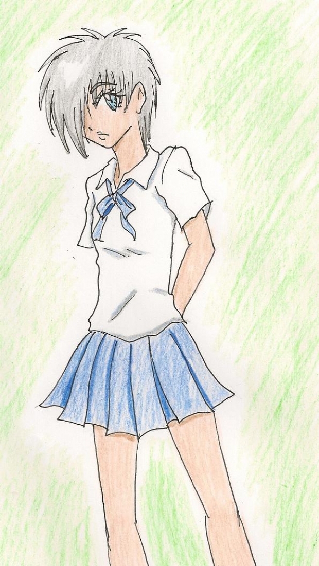 Ryuu in a skirt! 8D
