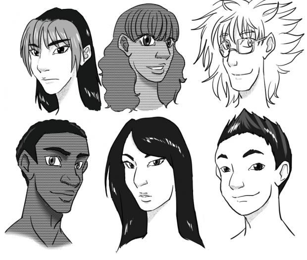 Manga Screentone test