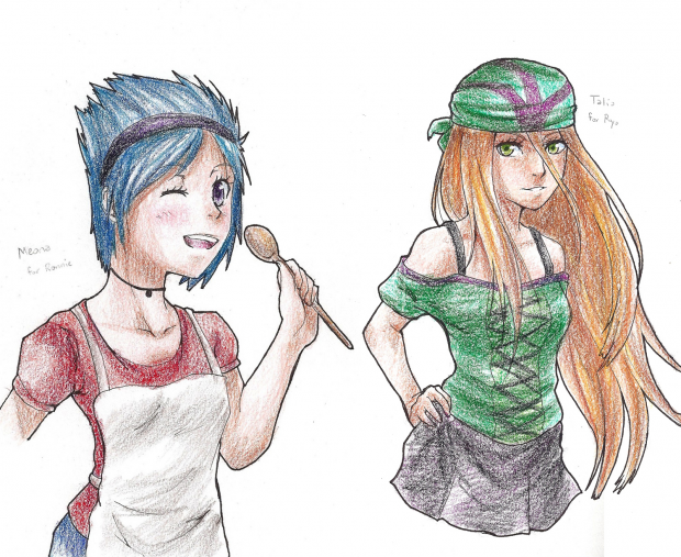 Free Colored Sketches [3 Slots]