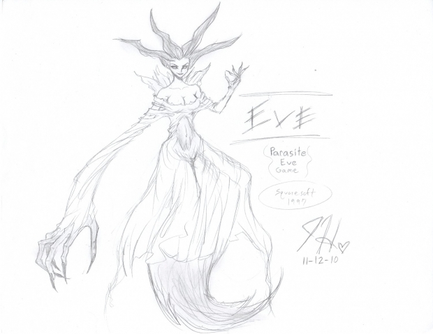 Parasite Eve Sketch 1