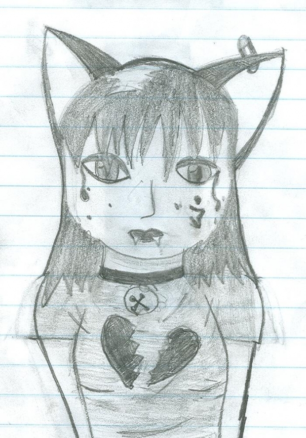 Gothic Cat Girl (4 A Skool Freind)