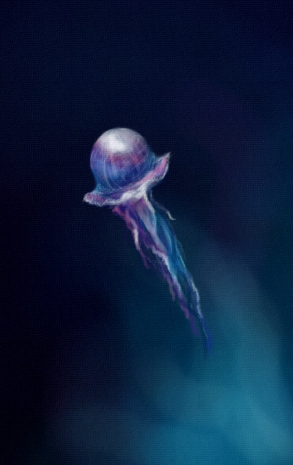 Blue jellyfish >D