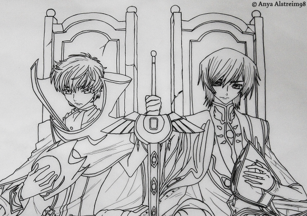 The Emperor and the Knight (close-up)