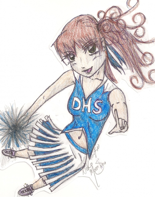 DHS cheerleader