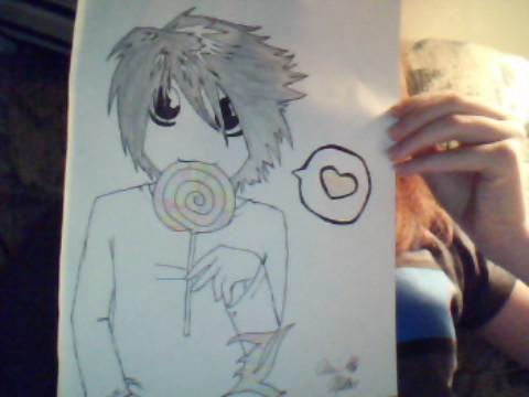 L and lollipop yum <3