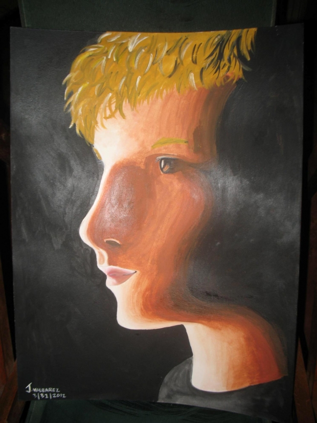 the boy with the bread