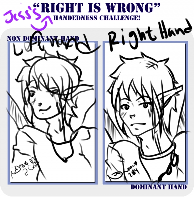 Jess's Right/Left Hand Meme
