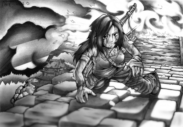 No Retreat [Tomb Raider Fan Art]
