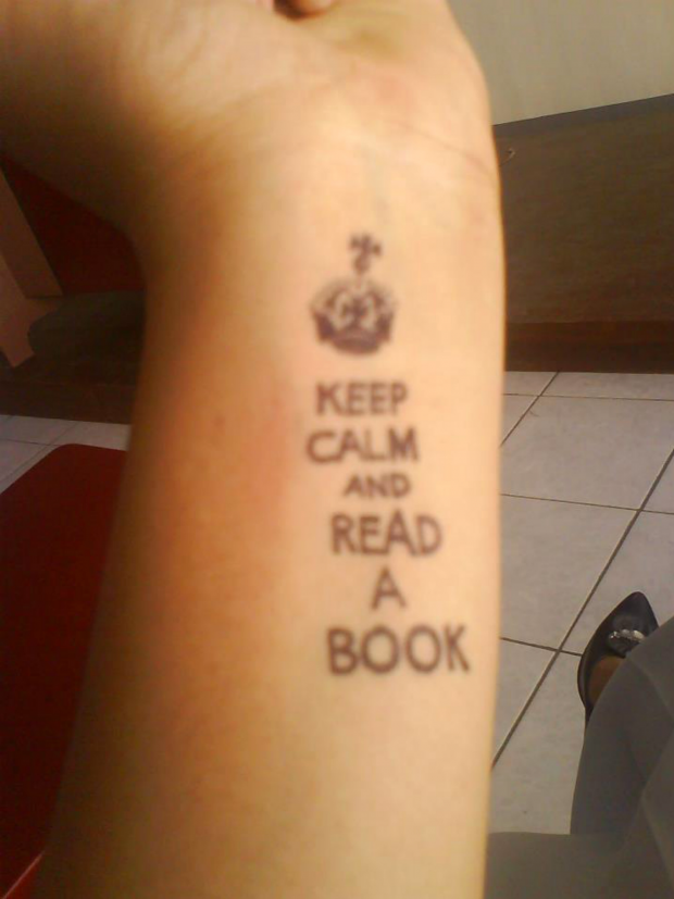 Keep Calm and Read a Book