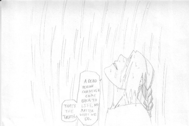 Edward Standing In The Rain