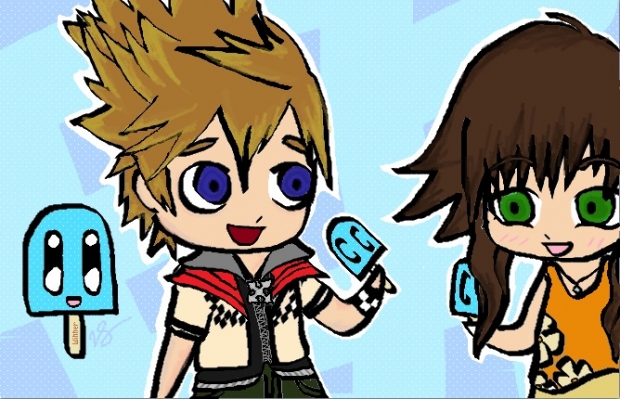 Sea-Salt ice cream witha Friend