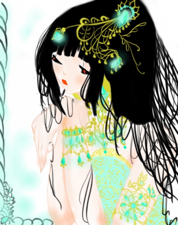 Aquamarine feathers~*~