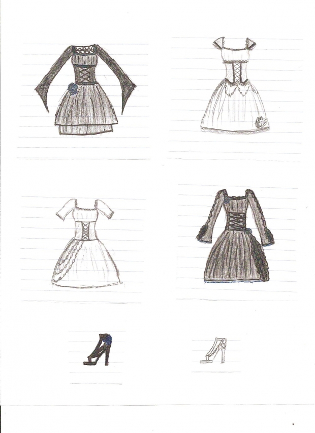 Goth Lolita dress designs