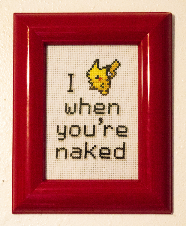 Pikachu Cross Stitch