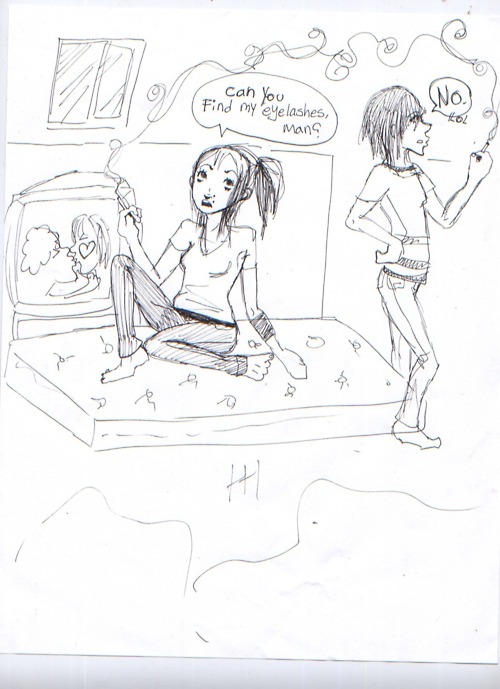 Max find my eyelashes.