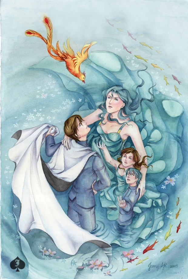 Sailor Neptune Family Portrait