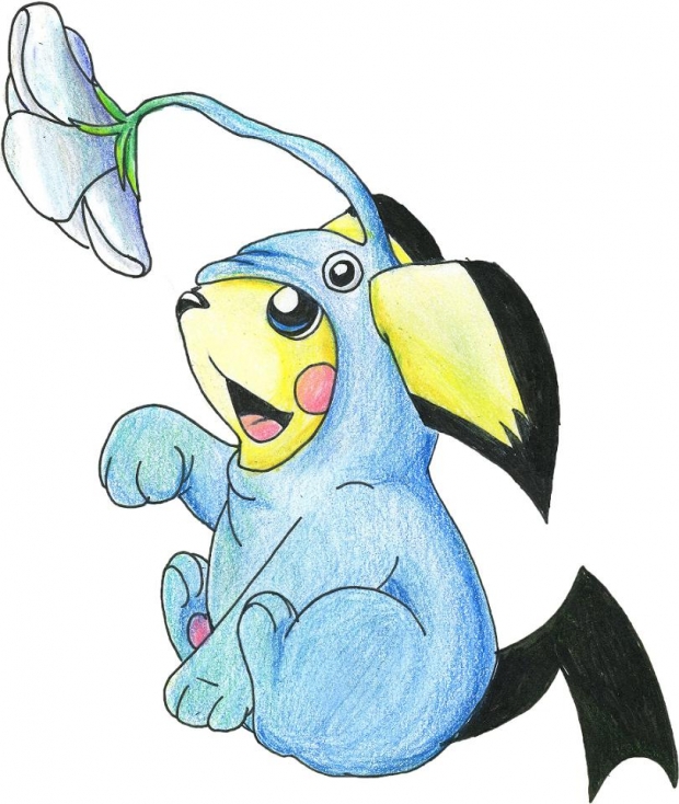 Pichu as a Pikmin :D