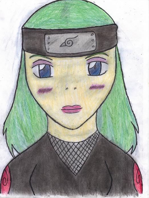 Naruto OC drawing colored